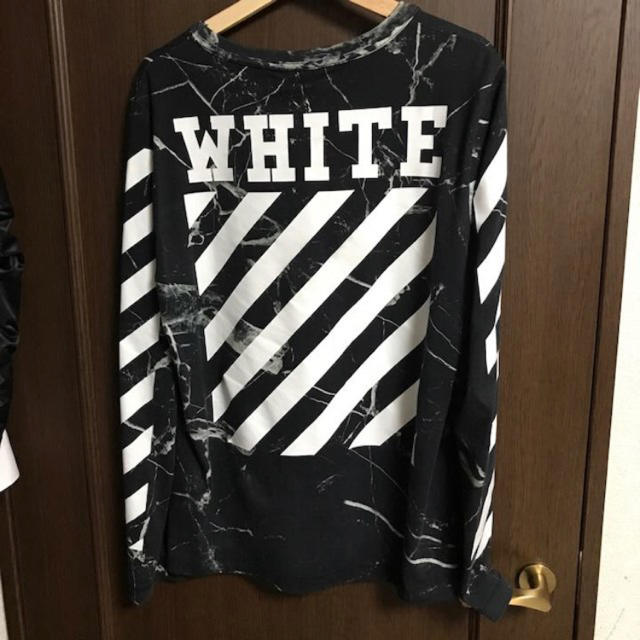 OFF-WHITE - off white 16ss マーブル ロンtの通販 by 1412's shop｜オフホワイトならラクマ