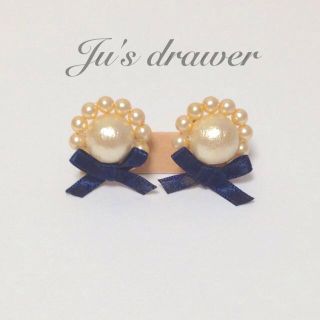 ▷コットンパールL クラシカル ピアス◁(ピアス)