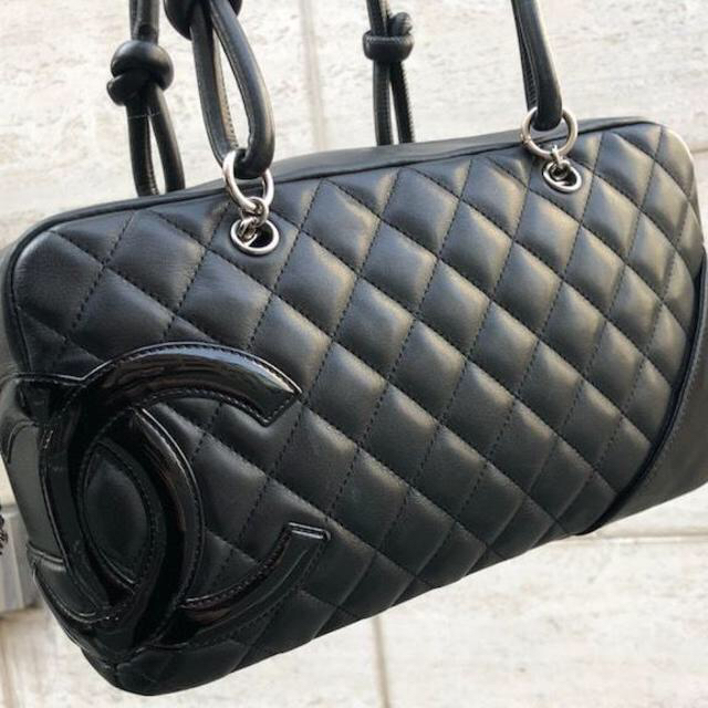 ◯CHANEL シャネル カンボンライン バッグ 黒◯