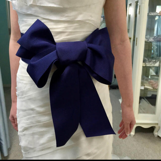 Vera Wang - 木馬 ネイビーサッシュベルトの通販 by 閉鎖します