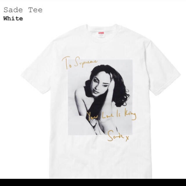 supreme  Sade tee white L