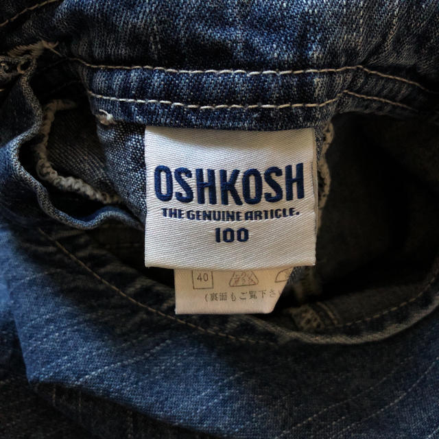 OshKosh(オシュコシュ)のOSHKOSH ガールズオーバーオール 100 美品 キッズ/ベビー/マタニティのキッズ服女の子用(90cm~)(ワンピース)の商品写真