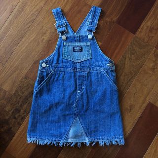 オシュコシュ(OshKosh)のOSHKOSH ガールズオーバーオール 100 美品(ワンピース)