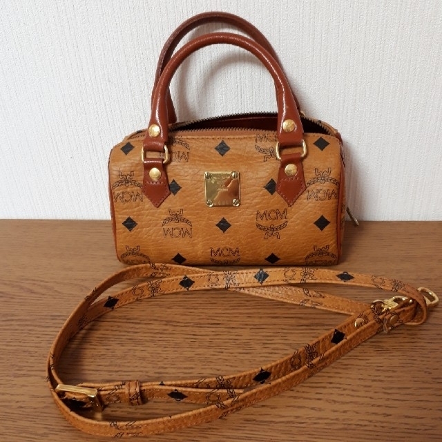 MCM - MCM ミニボストンショルダーの通販 by はき's shop｜エムシーエムならラクマ