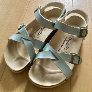 ビルケンシュトック(BIRKENSTOCK)の☆もこ様おとり置きBirkenstok papillio メタリックブルー(サンダル)