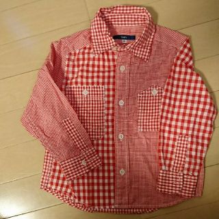 シップスキッズ(SHIPS KIDS)のSHIPS  キッズ  チェックシャツ  100㎝(ブラウス)