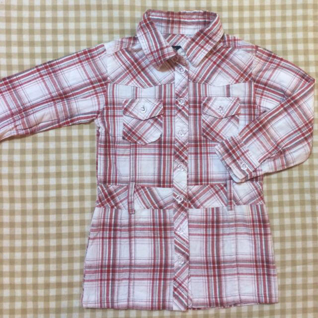 Begum シャツワンピ 95 キッズ/ベビー/マタニティのキッズ服女の子用(90cm~)(その他)の商品写真