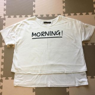 マタニティ Tシャツ LL 白(マタニティトップス)