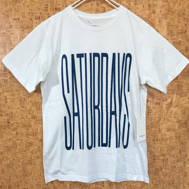 SATURDAYS SURF NYC(サタデーズサーフニューヨークシティー)の新品 廃盤 人気デザイン サタデーズ サーフ NYC ロゴTシャツ S ~ M メンズのトップス(Tシャツ/カットソー(半袖/袖なし))の商品写真