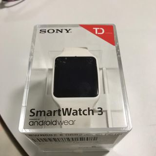 ソニー(SONY)のソニースマートウォッチ3 Smart Watch3 SWR50 白(その他)