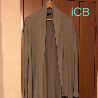 アイシービー(ICB)のしなやか❣️グレージュ カーディガン(カーディガン)