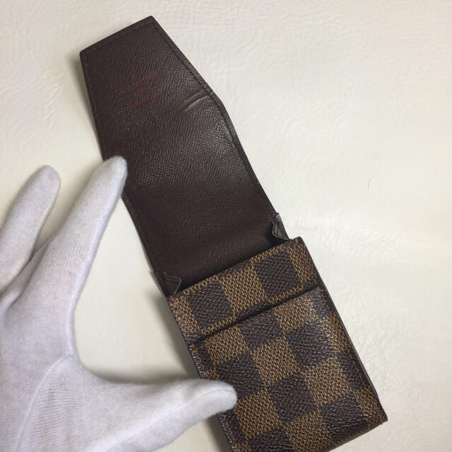 LOUIS VUITTON(ルイヴィトン)のルイヴィトン ダミエ シガレットケース 正規品 メンズのファッション小物(タバコグッズ)の商品写真