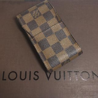 ルイヴィトン(LOUIS VUITTON)のルイヴィトン ダミエ シガレットケース 正規品(タバコグッズ)