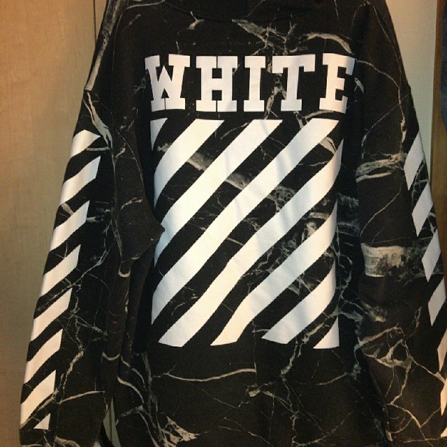 OFF-WHITE(オフホワイト)のOff-White マーブル柄 パーカー メンズのトップス(パーカー)の商品写真