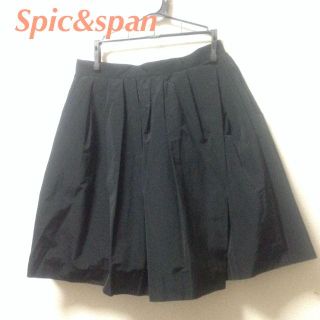 スピックアンドスパン(Spick & Span)のSpick&spanの黒スカート 新品(ミニスカート)