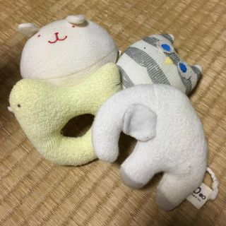 ベベ(BeBe)の赤ちゃん用 ガラガラ4品(がらがら/ラトル)