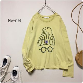 ネネット(Ne-net)のネネット . ワッペン プリント 長袖 プルオーバー カットソー(カットソー(長袖/七分))