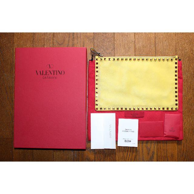 VALENTINO(ヴァレンティノ)の正規品 ヴァレンティノ VALENTINO ロックスタッズクラッチバッグ レディースのバッグ(クラッチバッグ)の商品写真