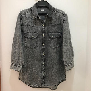 ジーユー(GU)の【新品】 gu ケミカル デニムシャツ ZARA ungrid ロンハーマン 系(シャツ/ブラウス(長袖/七分))