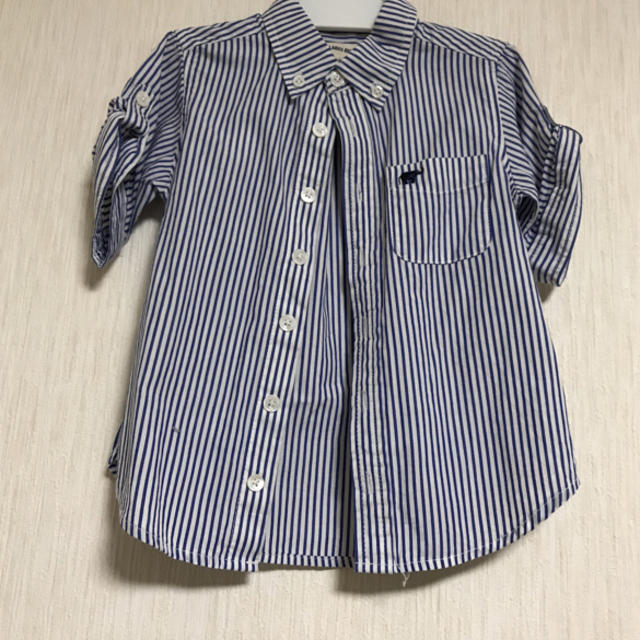 UNITED ARROWS green label relaxing(ユナイテッドアローズグリーンレーベルリラクシング)の半袖シャツ 95 キッズ/ベビー/マタニティのキッズ服男の子用(90cm~)(Tシャツ/カットソー)の商品写真