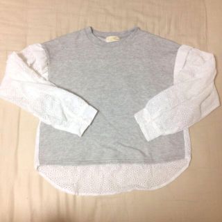 ダブルクローゼット(w closet)のwcloset レーストレーナー(トレーナー/スウェット)