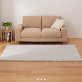 ムジルシリョウヒン(MUJI (無印良品))の無印良品 ポリエステルやわらかラグ 140x200(ラグ)