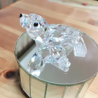 スワロフスキー(SWAROVSKI)のスワロフスキー SWAROVSKI  アシカの赤ちゃん(置物)