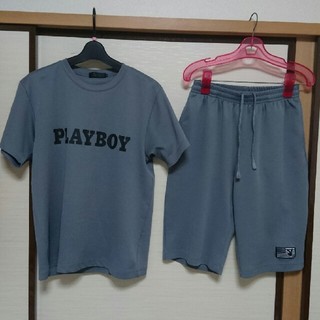 プレイボーイ(PLAYBOY)のプレイボーイ PLAYBOY 半袖＆ハーフパンツセット(Tシャツ/カットソー(半袖/袖なし))