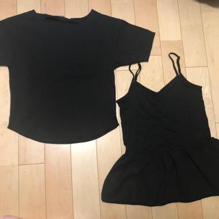 マウジー(moussy)のMOUSSY キャミセット カットソー(カットソー(半袖/袖なし))