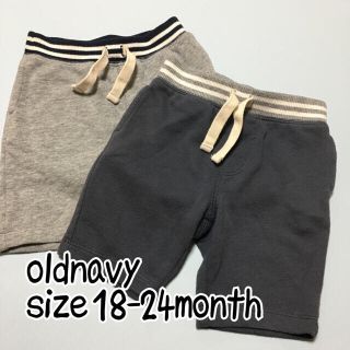 オールドネイビー(Old Navy)のoldnavy & UNIQLO 18-24month ハーフパンツ3セット(パンツ/スパッツ)