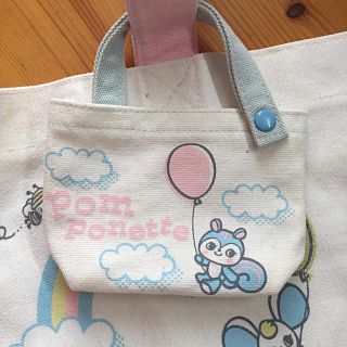 pom ponette バレエ柄 バッグ