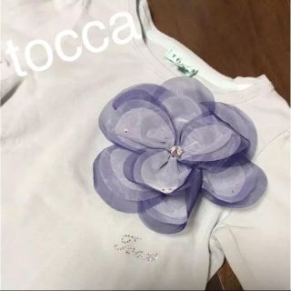 トッカ(TOCCA)の未使用☆ tocca 立体お花モチーフ トップス(Ｔシャツ)