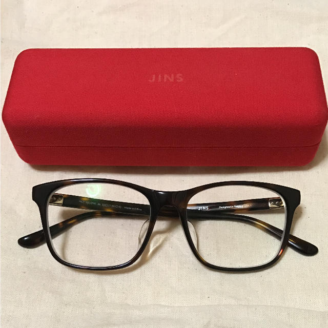 JINS(ジンズ)のJINS ジンズ メガネ ブラウンデミ ブラウン メンズのファッション小物(サングラス/メガネ)の商品写真