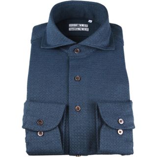 スーツカンパニー(THE SUIT COMPANY)のスーツセレクト長袖ドレスシャツL（41-86）カッタウェイ新品ストレッチ小紋柄(シャツ)