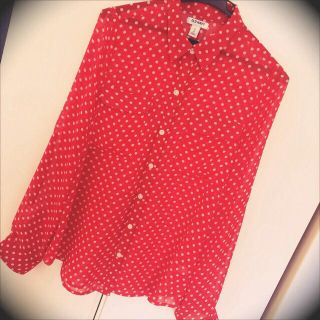 オールドネイビー(Old Navy)の♡OLD NAVYシフォンブラウス♡(シャツ/ブラウス(長袖/七分))