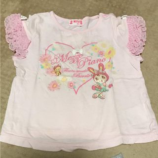 メゾピアノ(mezzo piano)のメゾピアノ Ｔシャツ 100(Tシャツ/カットソー)