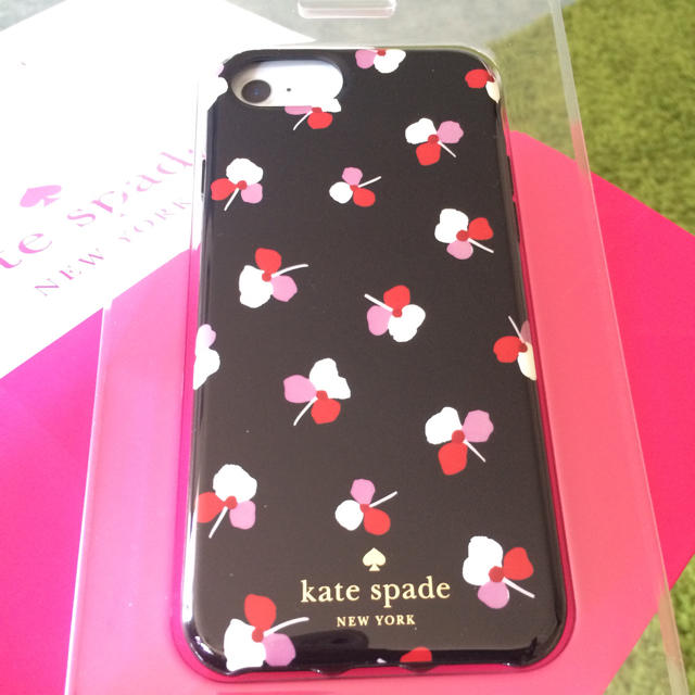 茄子紺 Kate spade 6/6s/7/8対応ケース！ - 通販 -