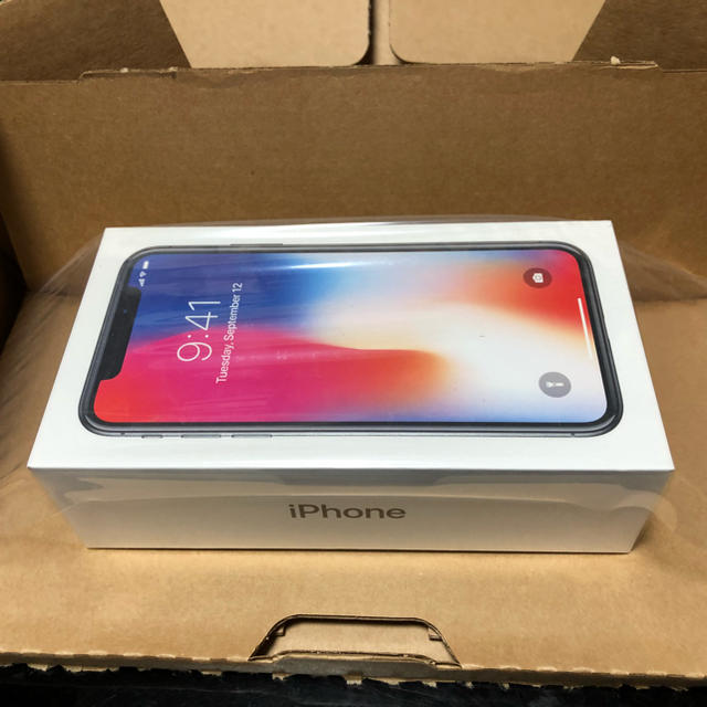 新年の贈り物 - Apple iPhoneX X iPhone SIMフリー スペースグレー