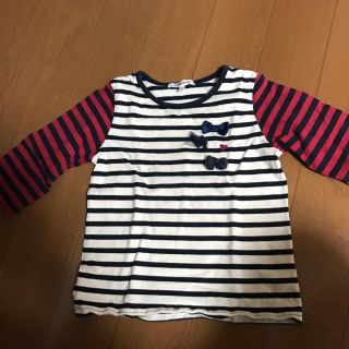 グローバルワーク(GLOBAL WORK)のグローバルワーク 七分袖 ボーダーカットソー(Tシャツ/カットソー)