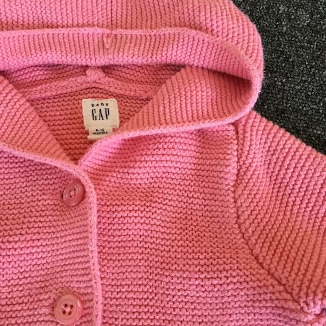 babyGAP(ベビーギャップ)のBabyGAPセットアップくま耳ピンク6-12m キッズ/ベビー/マタニティのベビー服(~85cm)(その他)の商品写真