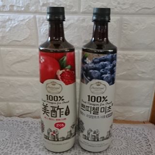 コストコ(コストコ)の【コストコ】美酢　ミチョ　ザクロ酢&ブルーベリー酢 900mL ２本(ソフトドリンク)