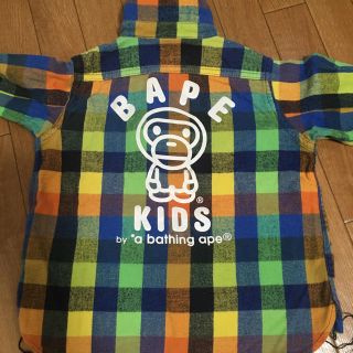 アベイシングエイプ(A BATHING APE)のエイプ 長袖シャツ 100(Tシャツ/カットソー)