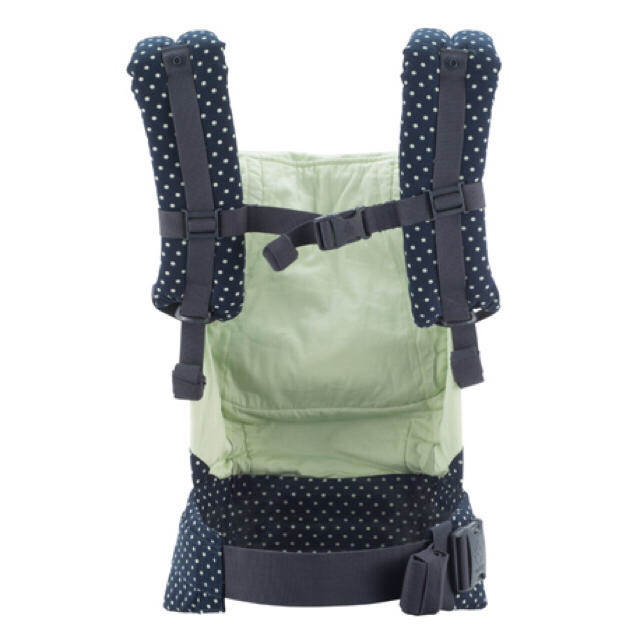 Ergobaby(エルゴベビー)の【新品・未使用】エルゴ 抱っこ紐 ミントドット おまけ付き キッズ/ベビー/マタニティの外出/移動用品(抱っこひも/おんぶひも)の商品写真