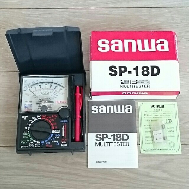 【sanwa】～SP-18D～マルチテスター スマホ/家電/カメラのオーディオ機器(ヘッドフォン/イヤフォン)の商品写真