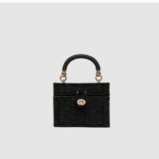 ザラ(ZARA)のzara カゴバック 再出品(かごバッグ/ストローバッグ)