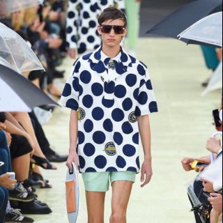 ケンゾー(KENZO)のKENZO オーバーサイズ シャツ S 15ss 水玉 ドット(シャツ)