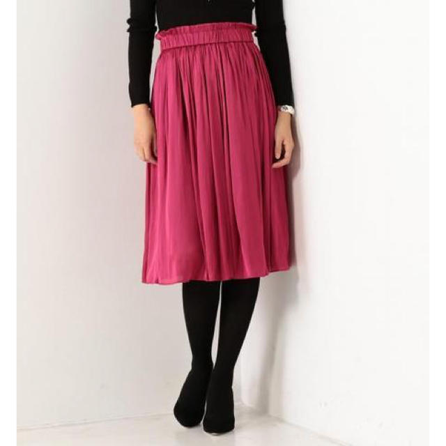 UNITED ARROWS(ユナイテッドアローズ)のUNITED ARROWS/サテンスカート レディースのスカート(ひざ丈スカート)の商品写真