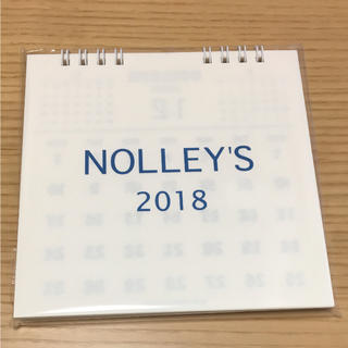 ノーリーズ(NOLLEY'S)の新品未開封 2018卓上カレンダー(カレンダー/スケジュール)