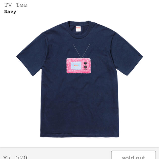 最安値 送料込 supreme TV tee M