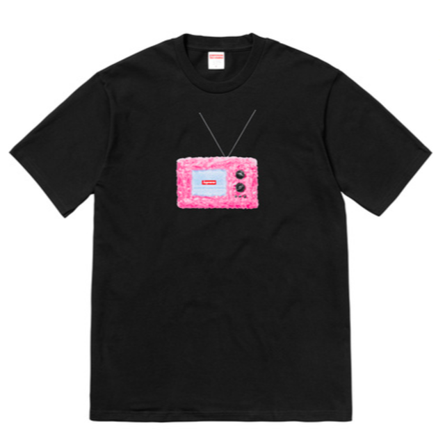 L supreme TV Tee 黒 boxlogo